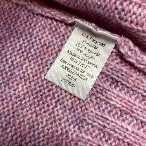 Sonoma Women’s Mauve Pink Knit Sweater Crewneck XXL - Picture 7 of 11